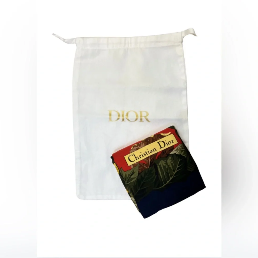 Christian Dior Silk Scarf with Dust Bag